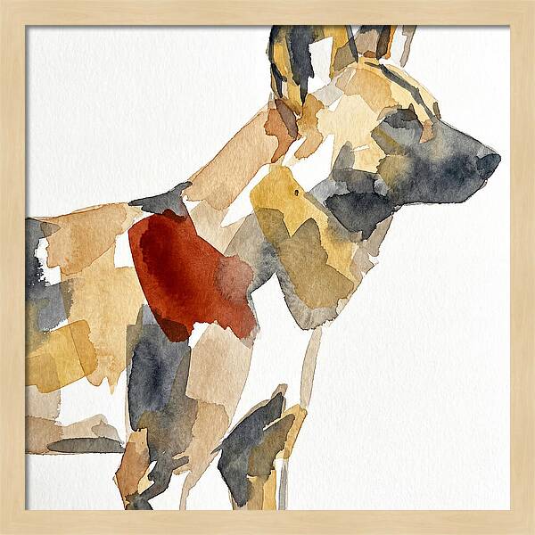 African Wild Dog Silhouette