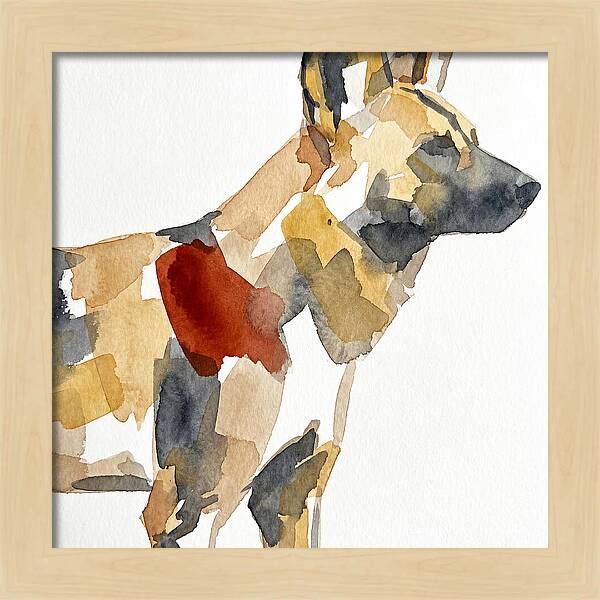 African Wild Dog Silhouette