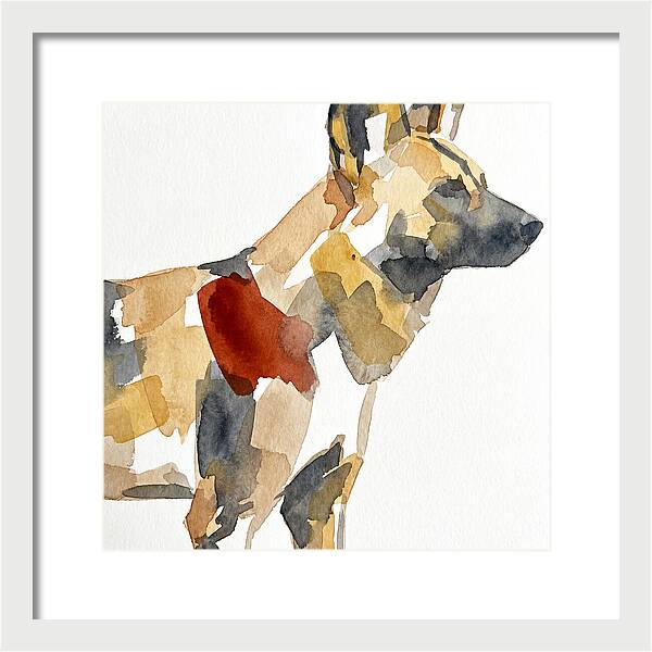 African Wild Dog Silhouette