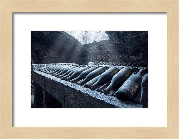 Aging Wine Bottles In Cellar