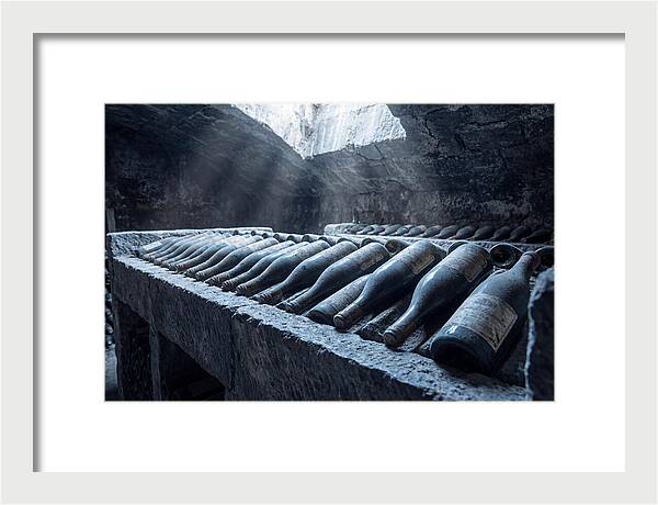 Aging Wine Bottles In Cellar
