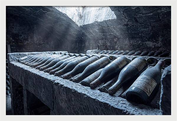 Aging Wine Bottles In Cellar