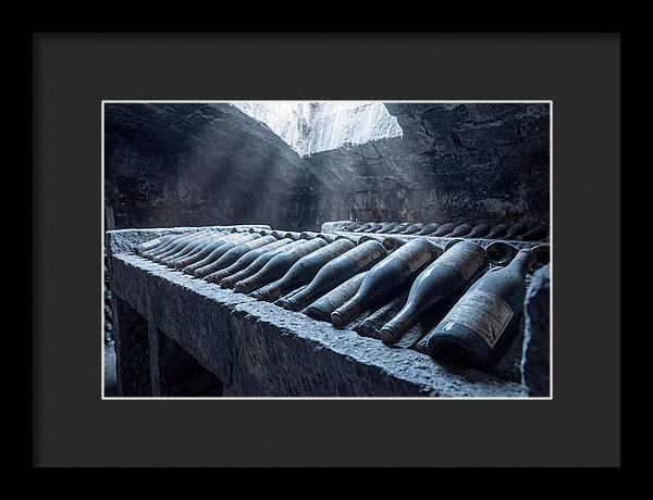 Aging Wine Bottles In Cellar
