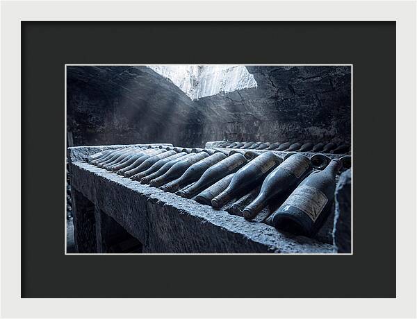 Aging Wine Bottles In Cellar