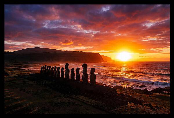 Ahu Tongariki At Sunrise