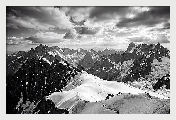 Aiguille Du Midi Alpine Vista
