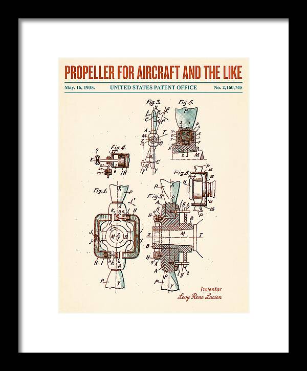 Aircraft Propeller Retro Patent Us2160745