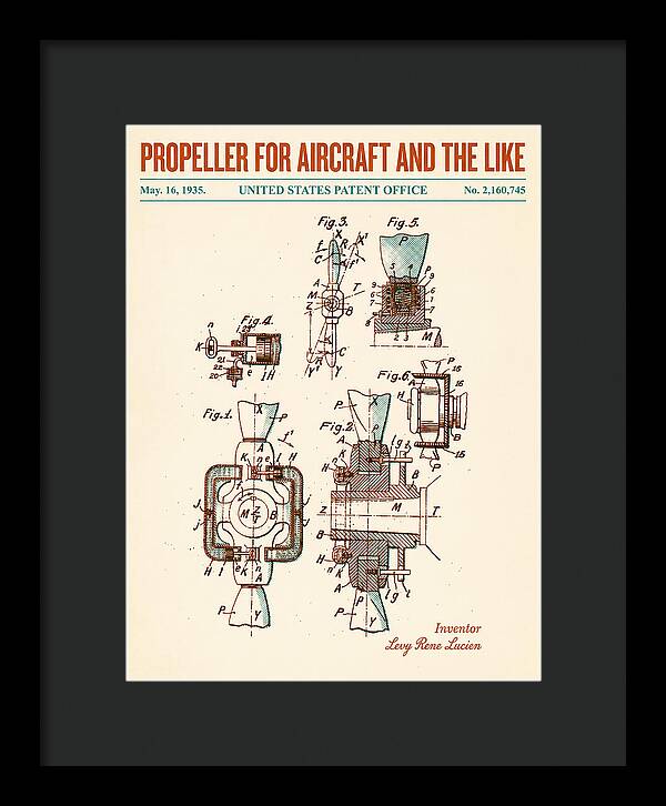 Aircraft Propeller Retro Patent Us2160745