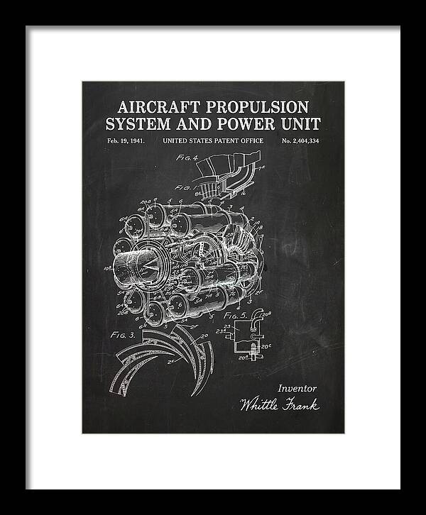 Aircraft Propulsion System And Power Unit Chalkboard Patent Us2404334