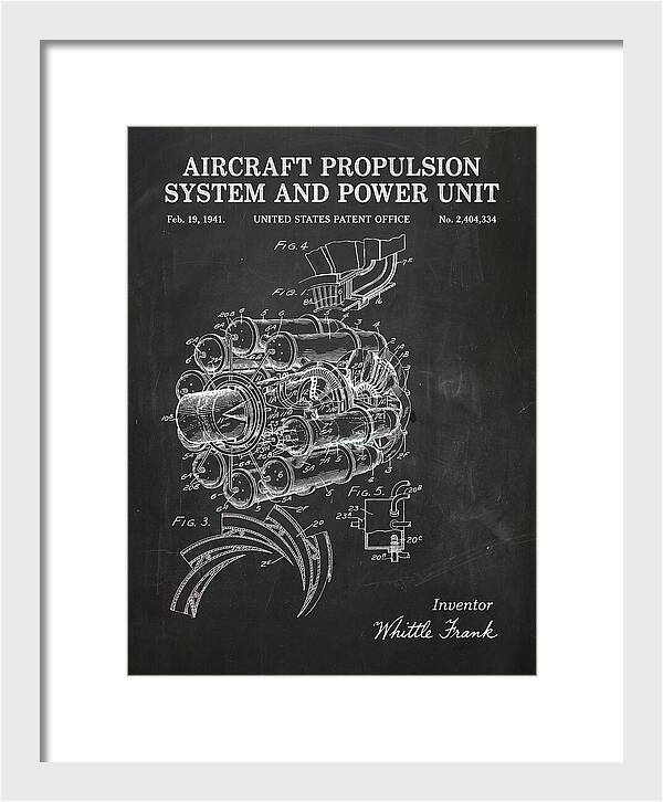 Aircraft Propulsion System And Power Unit Chalkboard Patent Us2404334