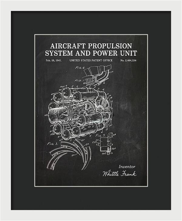 Aircraft Propulsion System And Power Unit Chalkboard Patent Us2404334