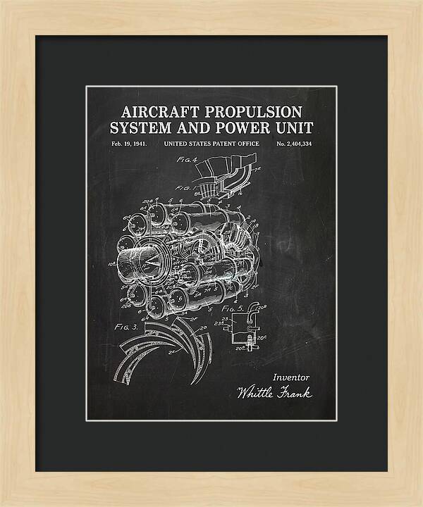 Aircraft Propulsion System And Power Unit Chalkboard Patent Us2404334