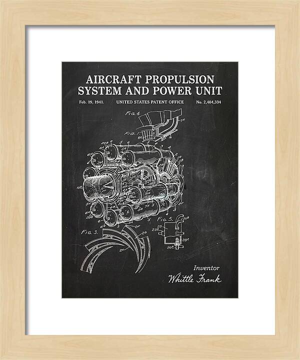 Aircraft Propulsion System And Power Unit Chalkboard Patent Us2404334