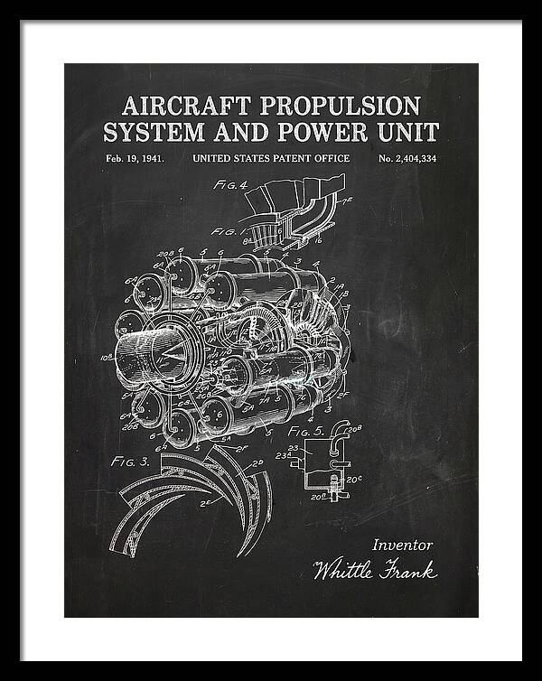 Aircraft Propulsion System And Power Unit Chalkboard Patent Us2404334