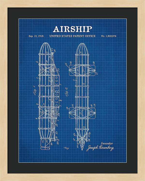 Airship Blueprint Patent Us1010076