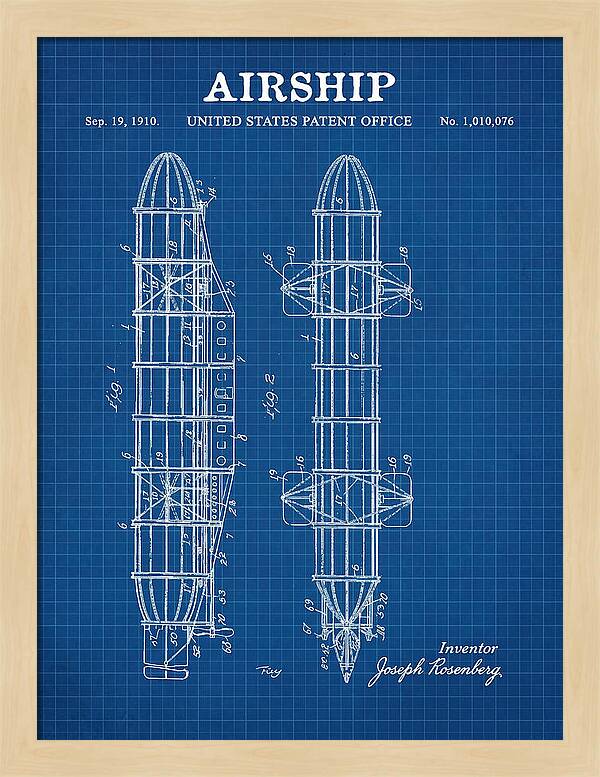 Airship Blueprint Patent Us1010076