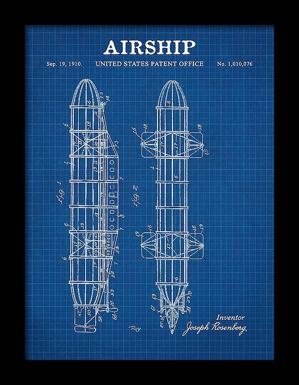Airship Blueprint Patent Us1010076