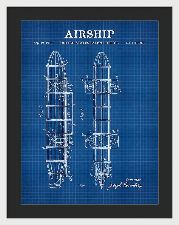 Airship Blueprint Patent Us1010076