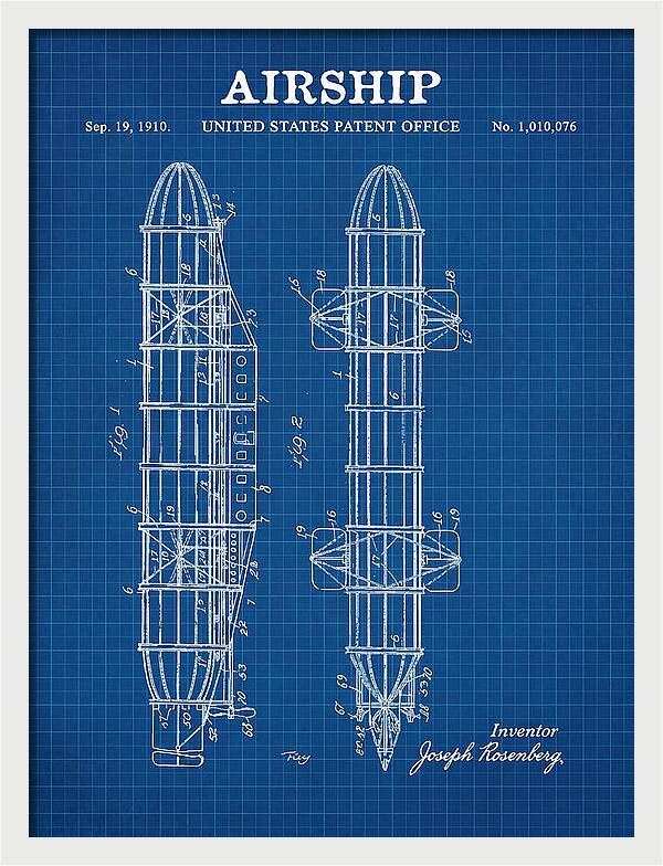 Airship Blueprint Patent Us1010076