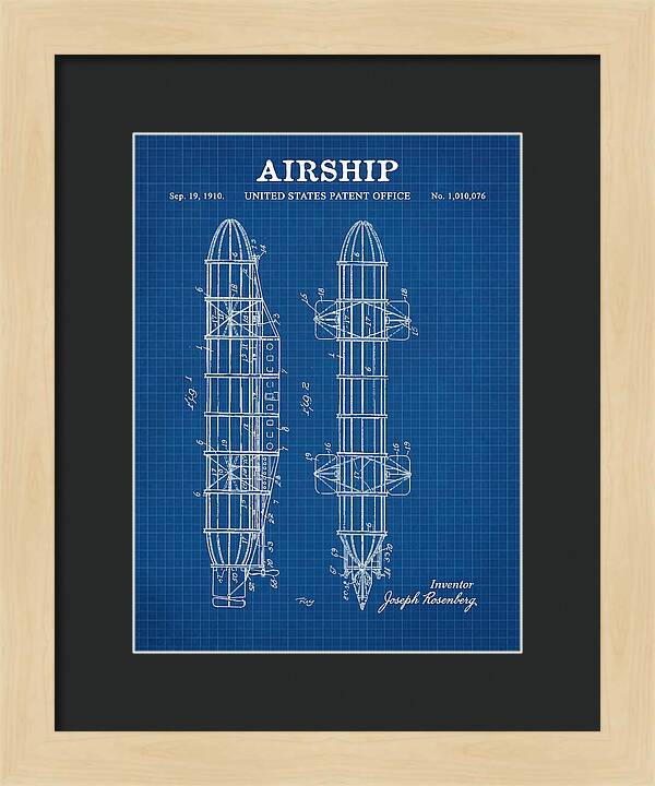 Airship Blueprint Patent Us1010076