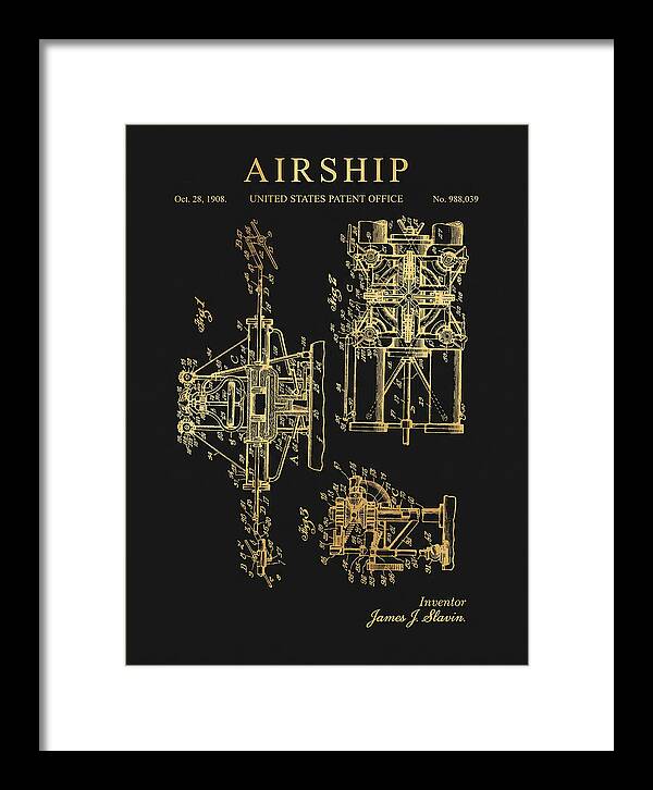 Airship Gold Patent Us988039