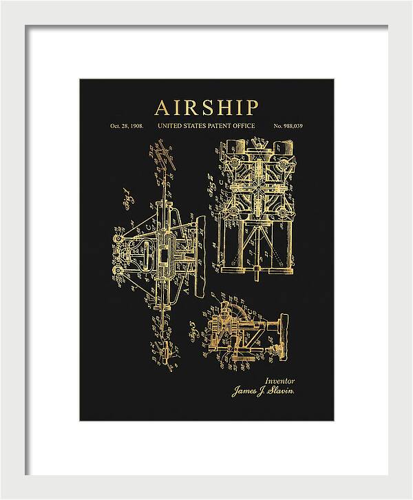 Airship Gold Patent Us988039