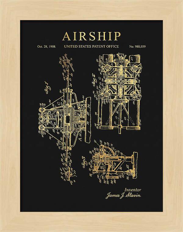 Airship Gold Patent Us988039