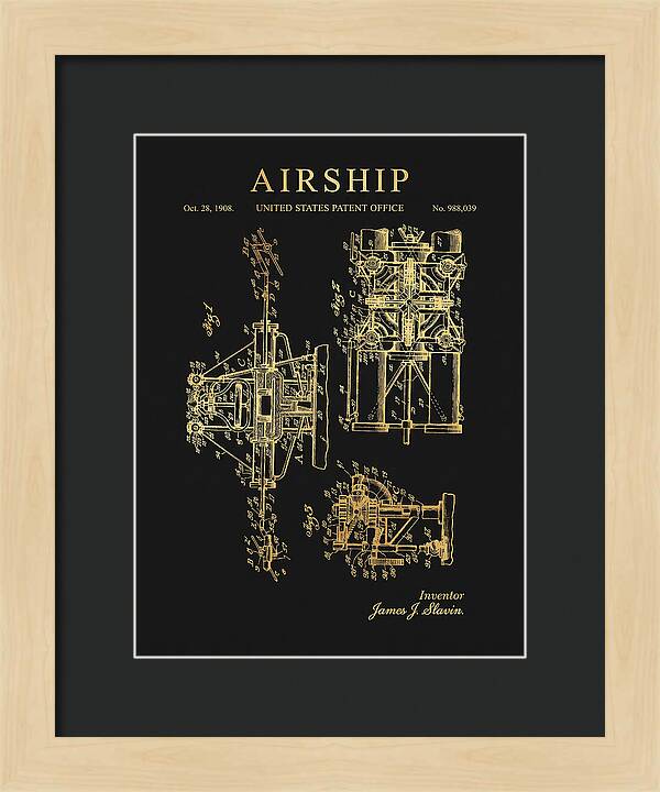 Airship Gold Patent Us988039