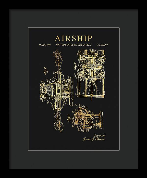 Airship Gold Patent Us988039
