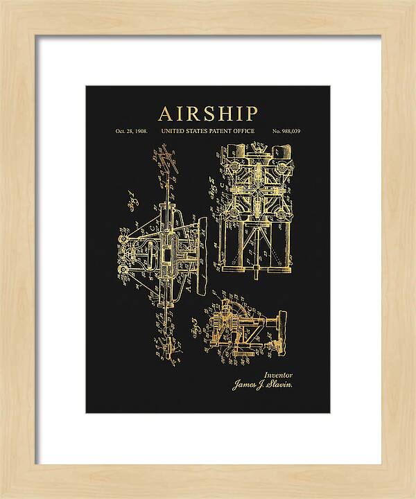 Airship Gold Patent Us988039