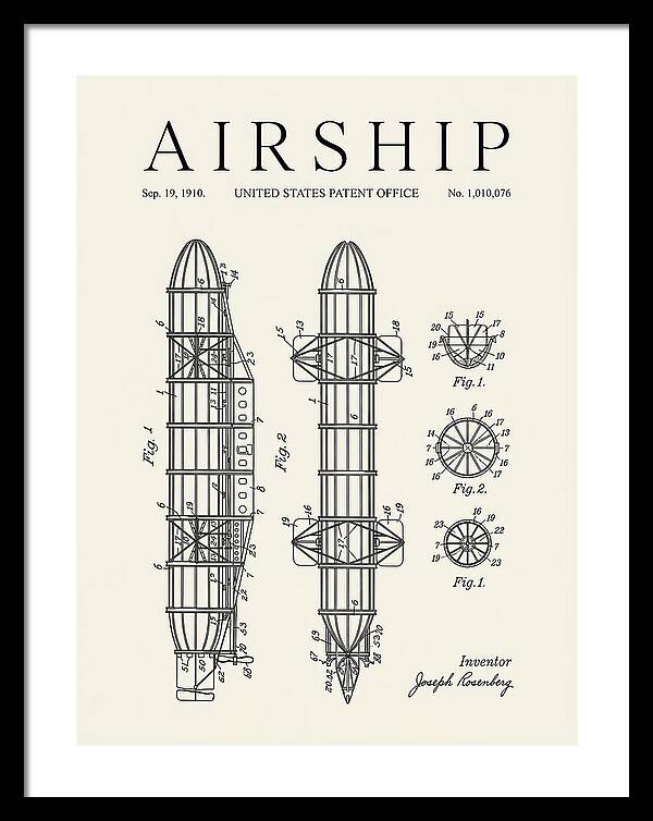 Airship Minimalist Patent Us1010076
