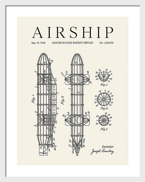 Airship Minimalist Patent Us1010076