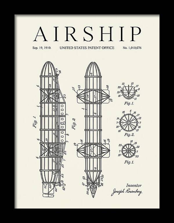 Airship Minimalist Patent Us1010076