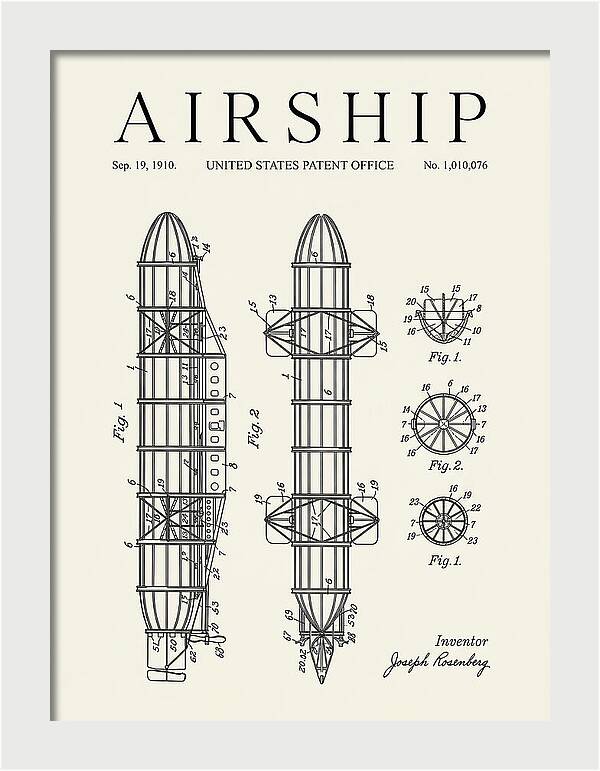 Airship Minimalist Patent Us1010076