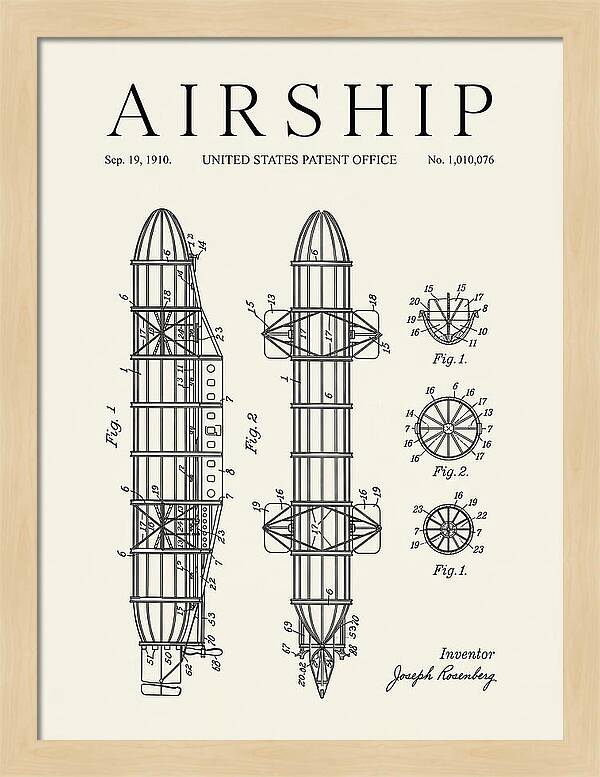 Airship Minimalist Patent Us1010076