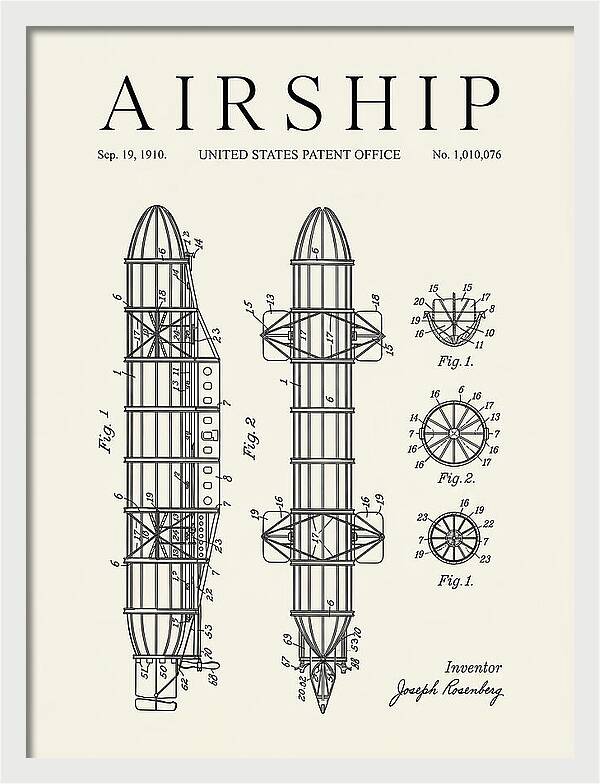 Airship Minimalist Patent Us1010076