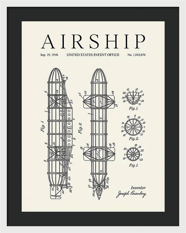 Airship Minimalist Patent Us1010076