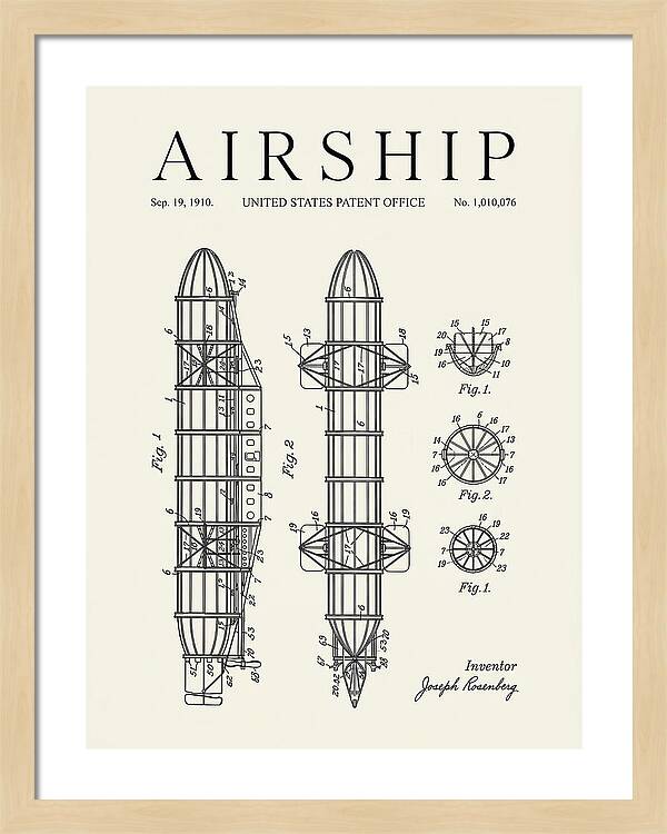 Airship Minimalist Patent Us1010076