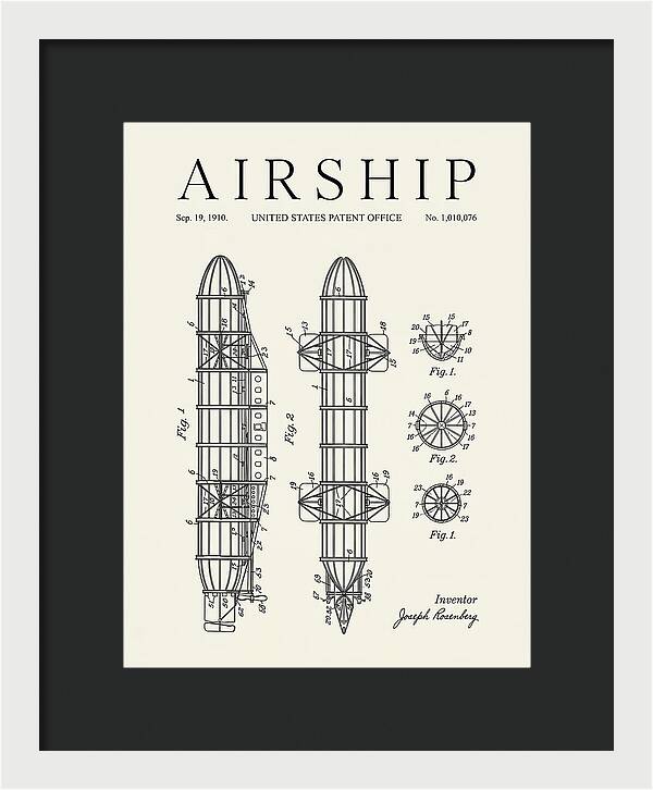 Airship Minimalist Patent Us1010076