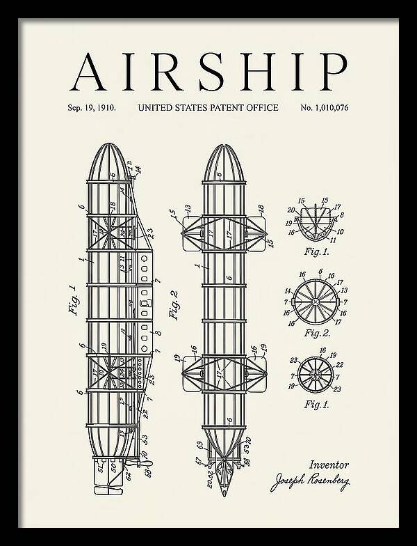 Airship Minimalist Patent Us1010076
