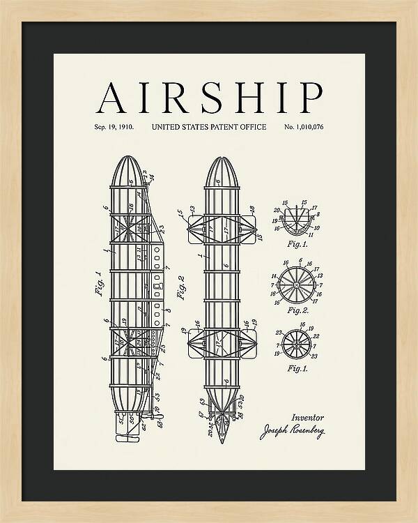 Airship Minimalist Patent Us1010076