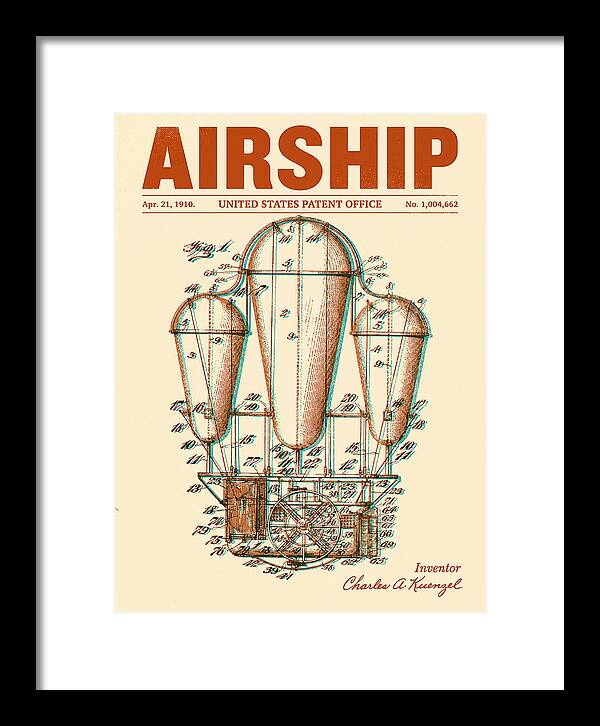 Airship Retro Patent Us1004662