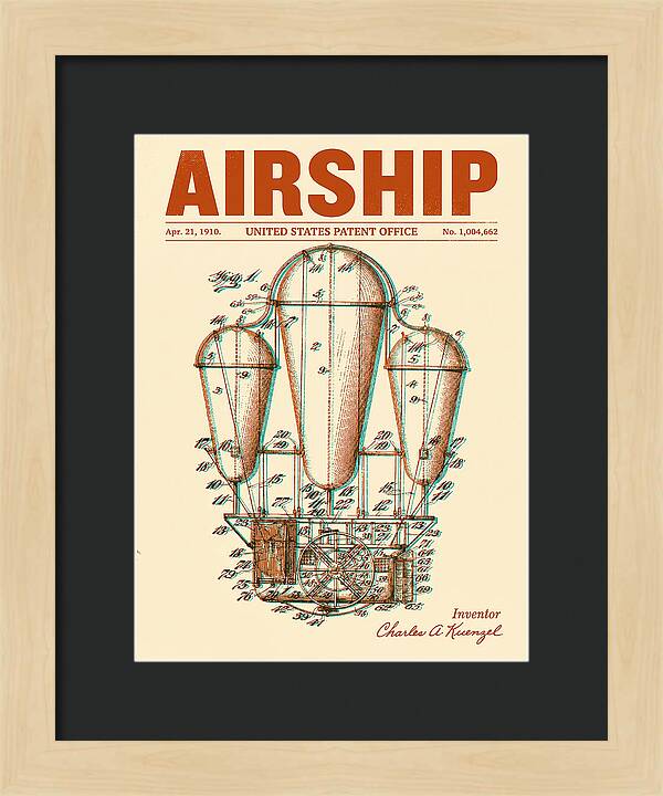 Airship Retro Patent Us1004662