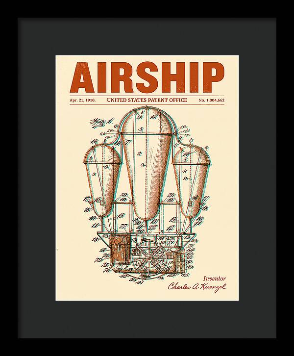 Airship Retro Patent Us1004662