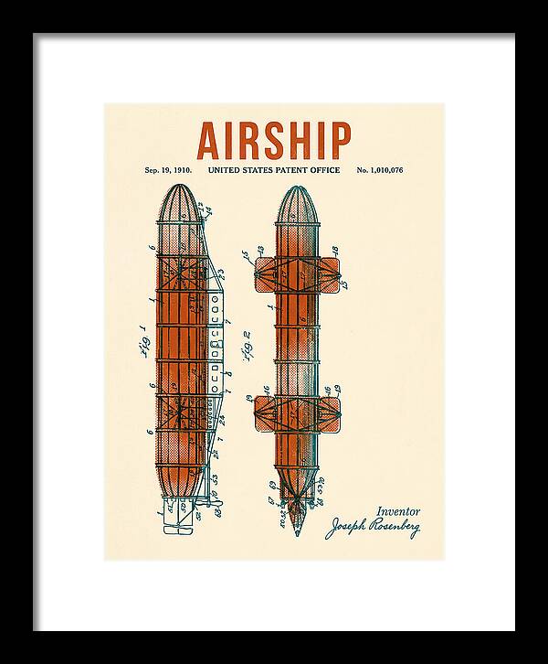 Airship Retro Patent Us1010076
