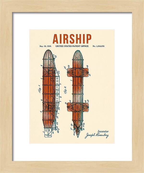 Airship Retro Patent Us1010076