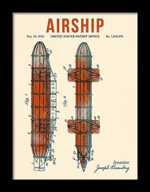 Airship Retro Patent Us1010076