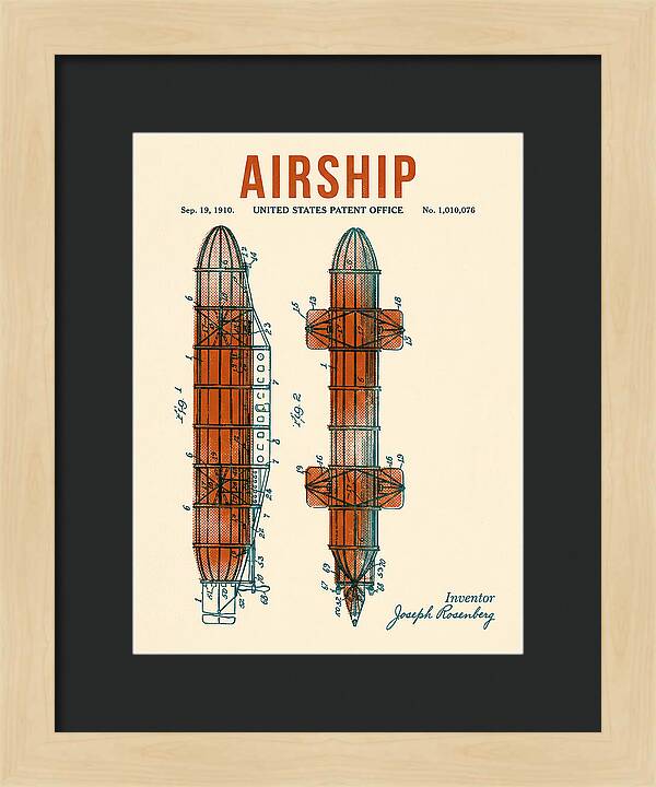 Airship Retro Patent Us1010076