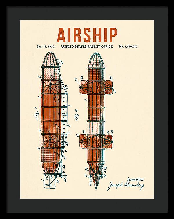 Airship Retro Patent Us1010076