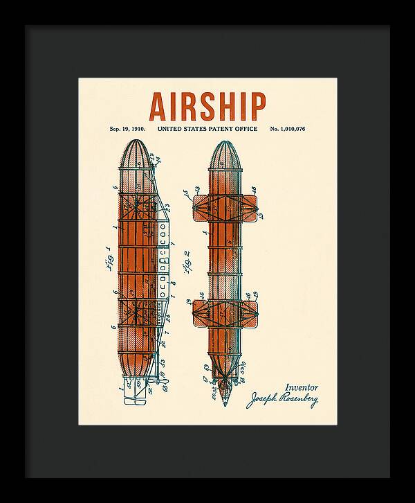 Airship Retro Patent Us1010076
